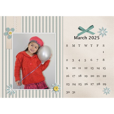 Desktop Calendar 8 5  X 6 : Beautiful You By Jennyl Mar 2025