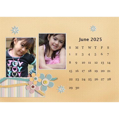 Desktop Calendar 8 5  X 6 : Beautiful You By Jennyl Jun 2025