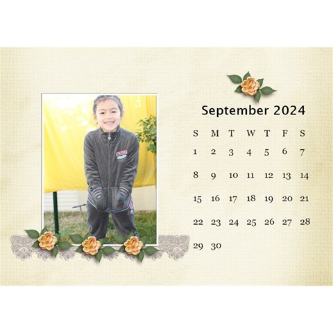 Desktop Calendar 8 5  X 6 : Beautiful You By Jennyl Sep 2024