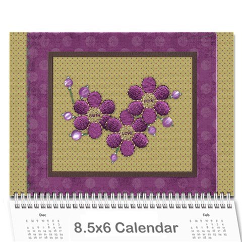2012 Calendar By Connie Lester Cover