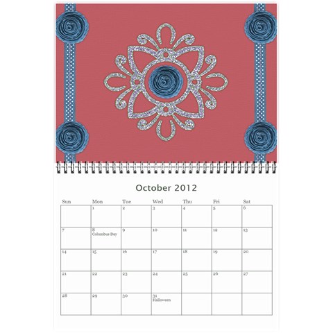 2012 Calendar By Connie Lester Oct 2012
