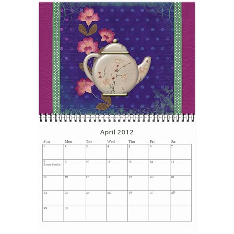 2012 Calendar By Connie Lester Apr 2012
