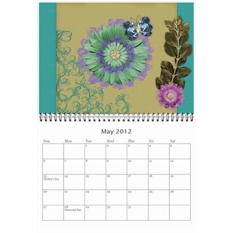 2012 Calendar By Connie Lester May 2012