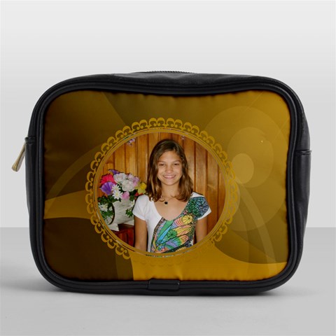 Gold Toiletrie Bag By Kim Blair Front