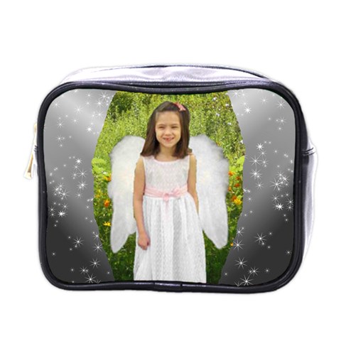 Shades Of Black Toiletrie Bag By Kim Blair Front
