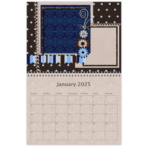 2025 Wall Calendar 11x8 5 By Angel Jan 2025