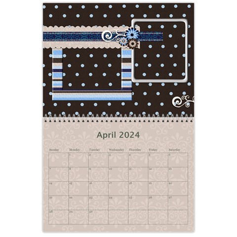 2024 Wall Calendar 11x8 5 By Angel Apr 2024