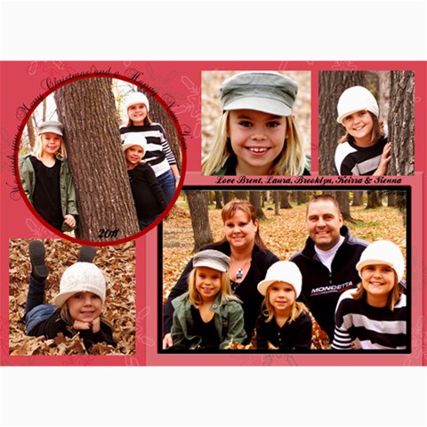 2011 Christmas Card By Laura 7 x5  Photo Card - 2