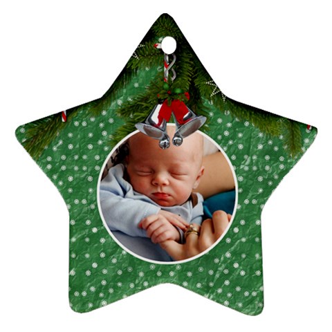 Christmas Star Ornament By Lil Back