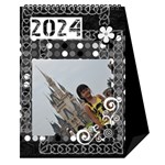 2022 balck - Desktop Calendar 6  x 8.5 