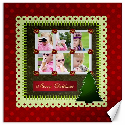 Christmas By Joely 11.4 x11.56  Canvas - 1