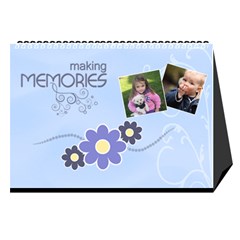 2024 Serenity Blue-Desktop Calendar 8.5x6 - Desktop Calendar 8.5  x 6 