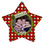 2-sided Star 2 - Star Ornament (Two Sides)