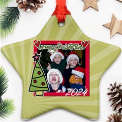 2-sided Star 3 - Star Ornament (Two Sides)