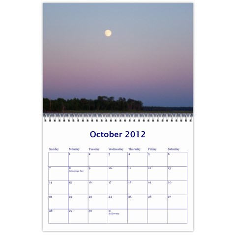 2012 Calendar V 1 By Cay Oct 2012
