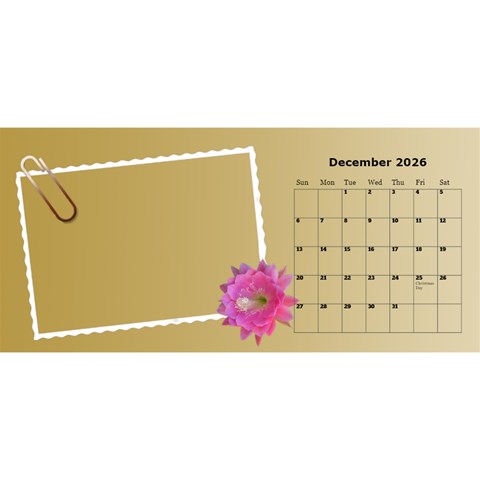 Postcard Desktop Calendar By Deborah Dec 2026