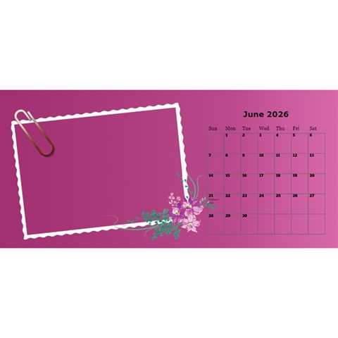 Postcard Desktop Calendar By Deborah Jun 2026