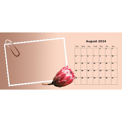 Postcard Desktop Calendar By Deborah Aug 2024