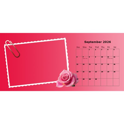 Postcard Desktop Calendar By Deborah Sep 2026