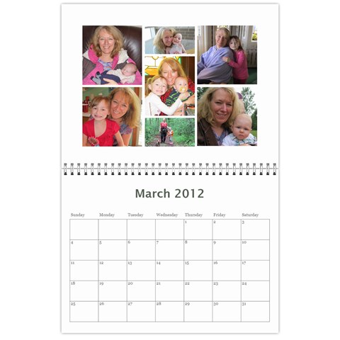 Mom And Dad R 2012 Calendar By Amy Roman Mar 2012