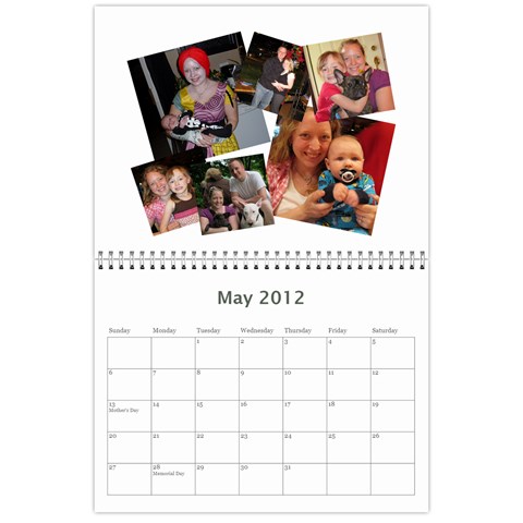 Mom And Dad R 2012 Calendar By Amy Roman May 2012