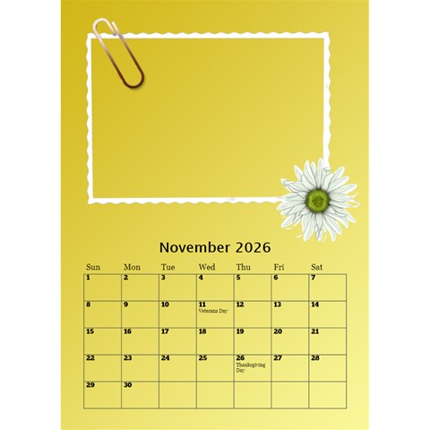 My Postcard Desktop Calendar By Deborah Nov 2026