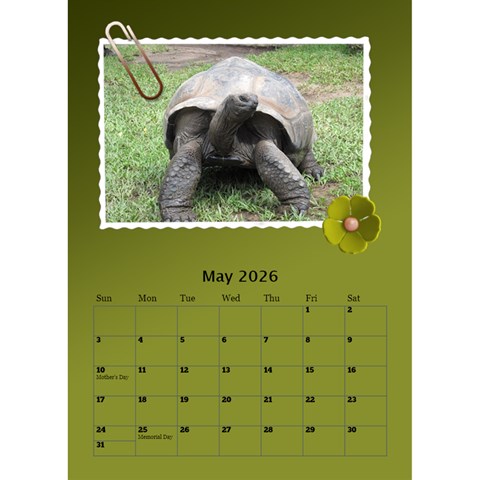 My Postcard Desktop Calendar By Deborah May 2026