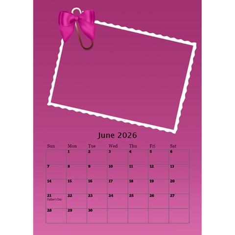 My Postcard Desktop Calendar By Deborah Jun 2026