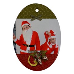 Oval Ornament (Two Sides)-Christmas5