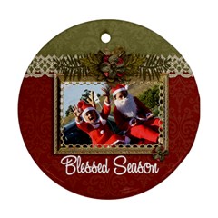 Round Ornament (Two Sides): Christmas3