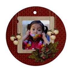 Round Ornament (Two Sides): Christmas4