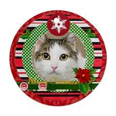 christmas - Round Ornament (Two Sides)