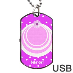 My Baby Girl Dogtag usb - Dog Tag USB Flash (Two Sides)