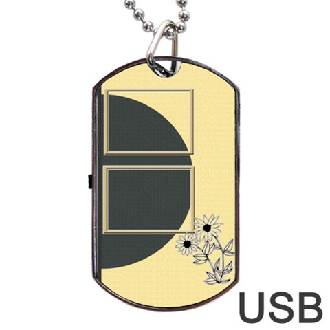 Sunflower Dogtag Usb By Daniela Front