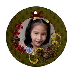 Round Ornament (Two Sides): Christmas5