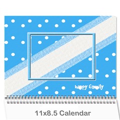 Happy Family Calendar - Wall Calendar 11  x 8.5  (12-Months)