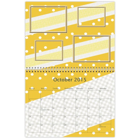 Happy Family Calendar By Daniela Oct 2015