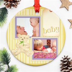 baby - Round Ornament (Two Sides)