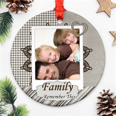 family - Round Ornament (Two Sides) family - Round Ornament (Two Sides)