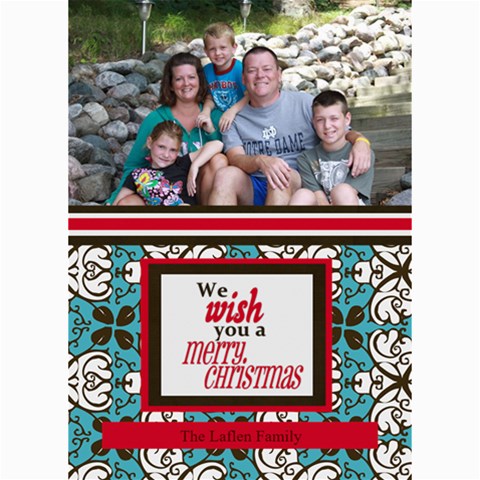 Merry Christmas Card By Lana Laflen 7 x5  Photo Card - 4