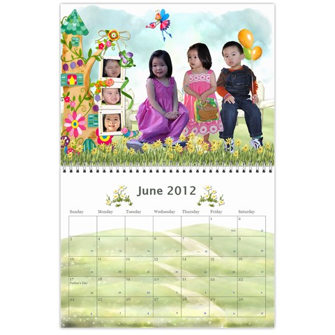 2012 Calendar Jun 2012