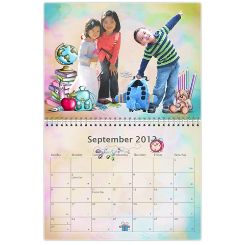2012 Calendar Sep 2012