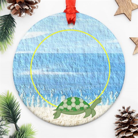 Sunny Days Round Double Sided Ornament By Catvinnat Back