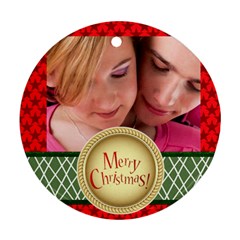 xmas - Round Ornament (Two Sides)