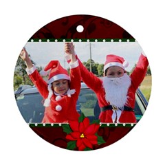 Round Ornament (Two Sides): Holidays1