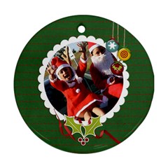 Round Ornament (Two Sides): Holidays2
