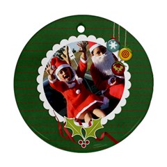 Round Ornament (Two Sides): Holidays2 Round Ornament (Two Sides): Holidays2