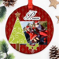 Round Ornament (Two Sides): Holidays4 Round Ornament (Two Sides): Holidays4