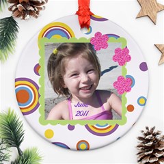 June - Ornament (Round)