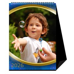 Desktop Calendar With Class In Blue (6x8 5)